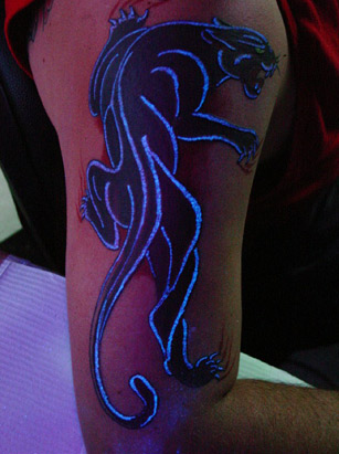 black ink tattoo